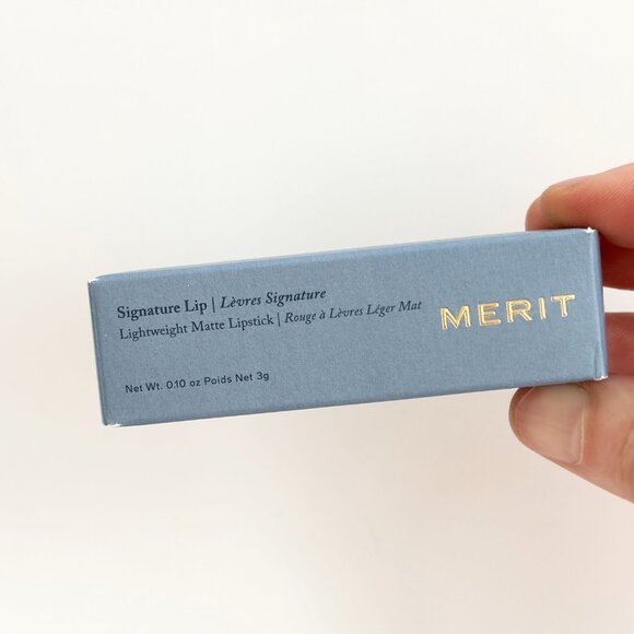 NWT Merit Signature Lip Lightweight Matte Lipstick - Maison - Picture 10 of 10
